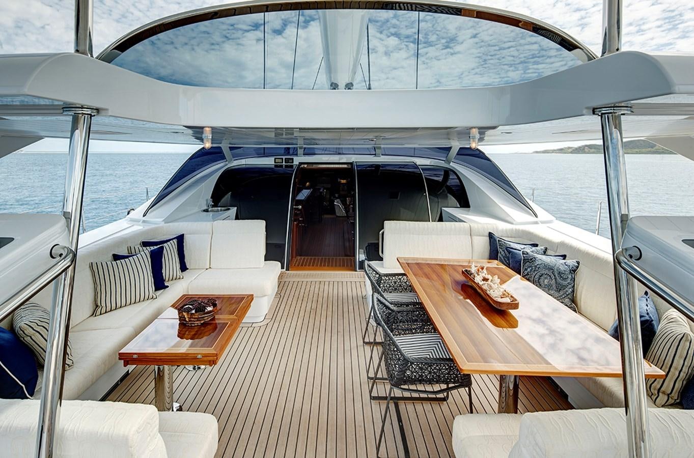 inside of a boat aboard ENCORE Yacht for Sale
