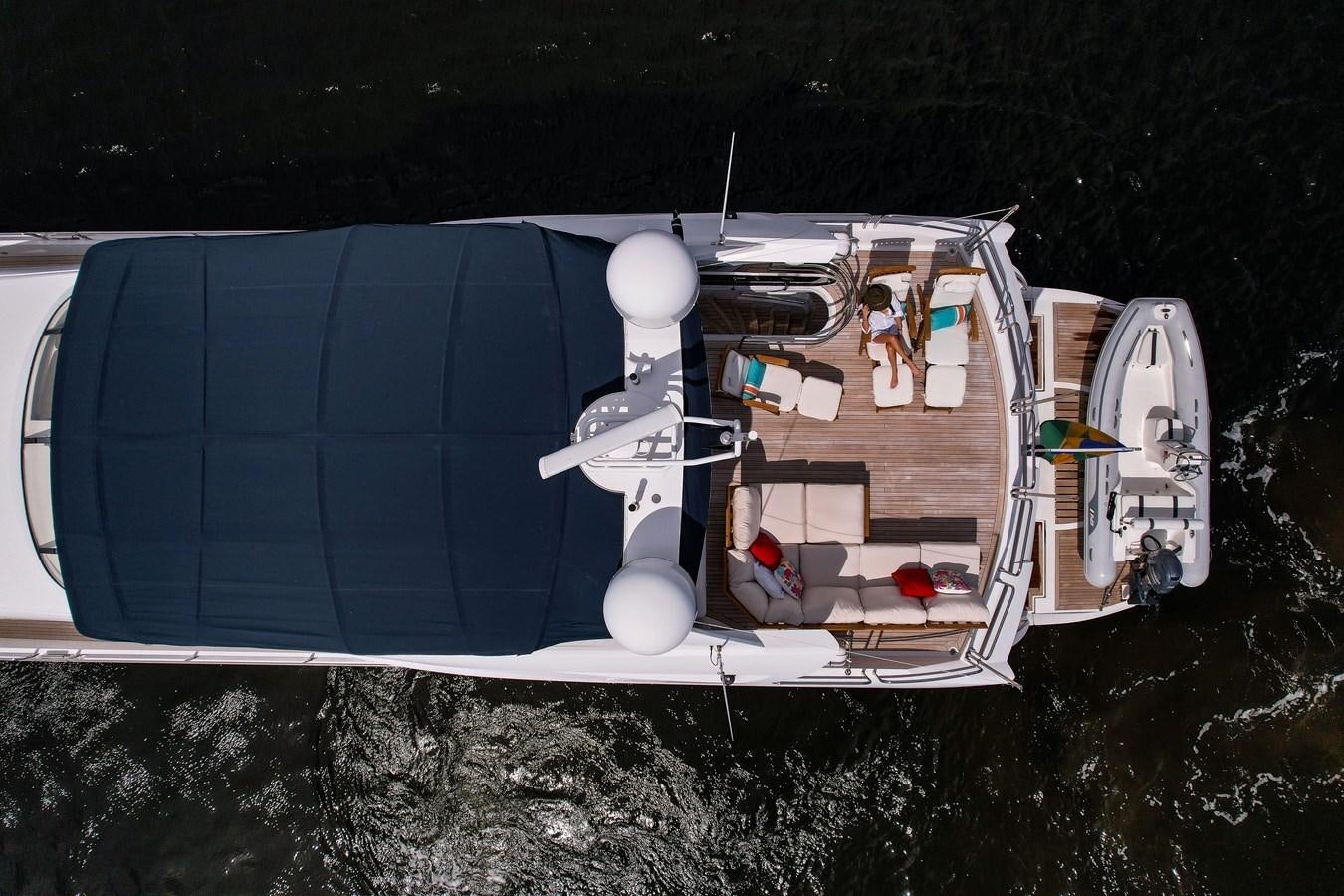 a satellite in space aboard EL TIO Yacht for Sale