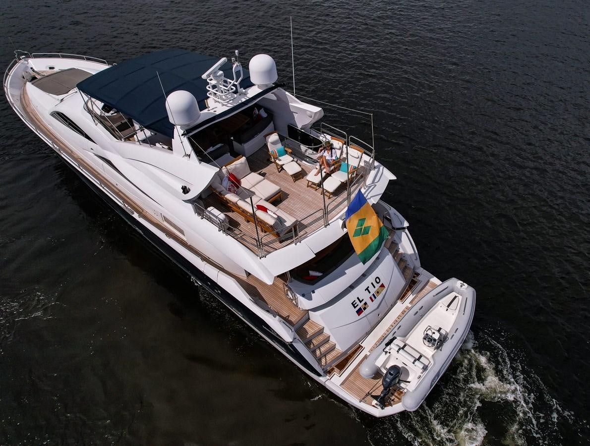 a boat in the water aboard EL TIO Yacht for Sale