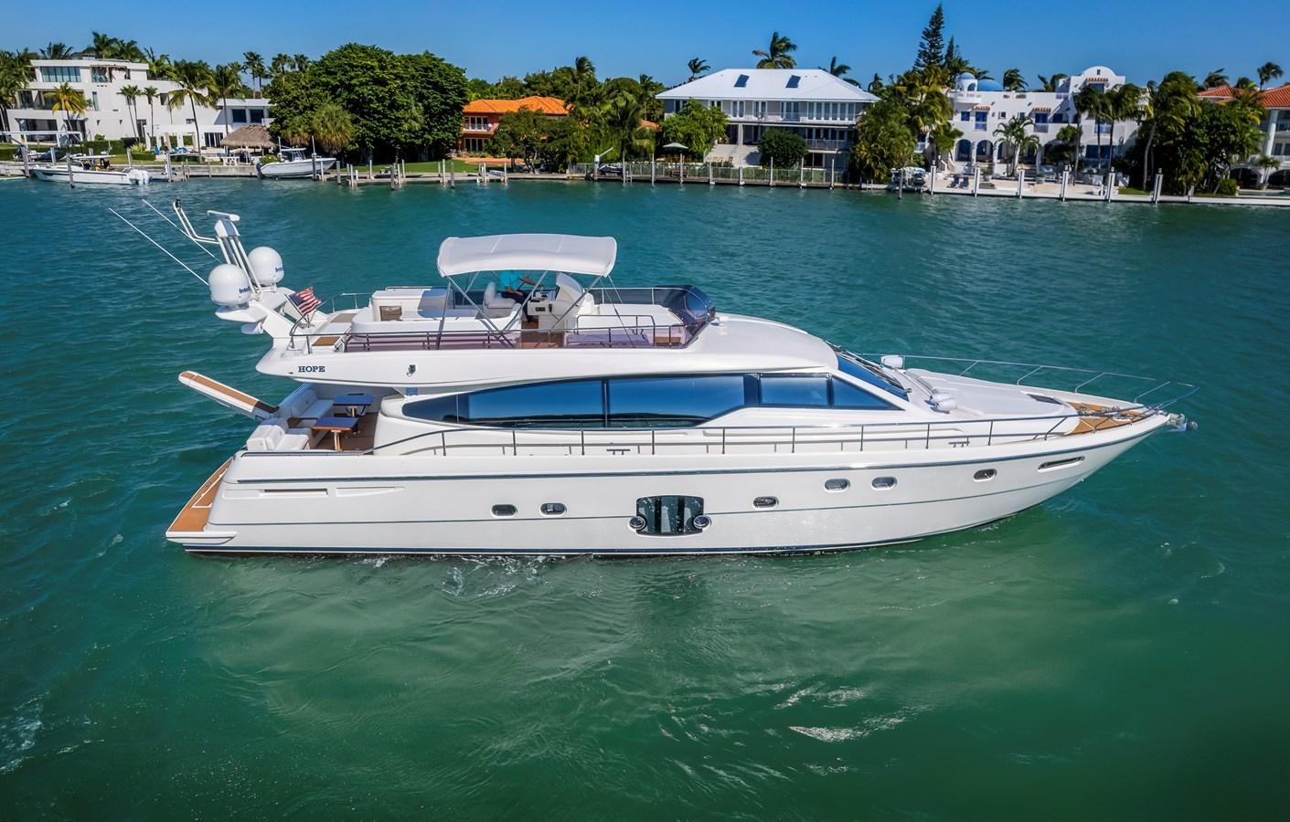a boat in the water aboard HOPE Yacht for Sale