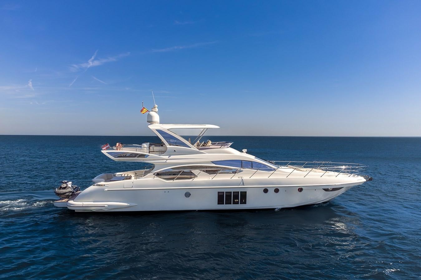a white yacht in the water aboard ELENA I Yacht for Sale