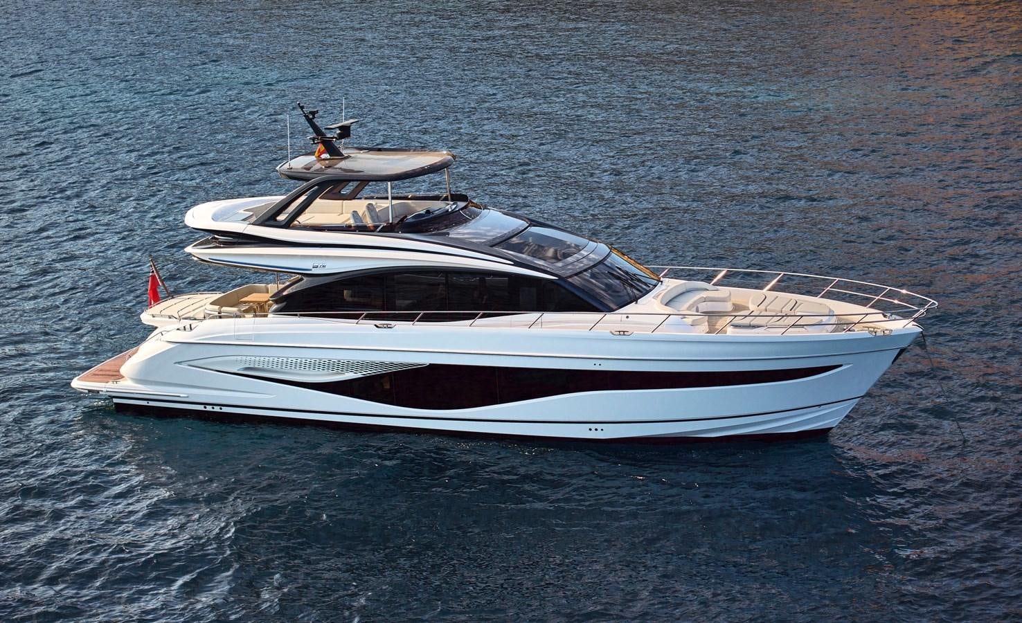 a white boat on the water aboard VENTURE Yacht for Sale