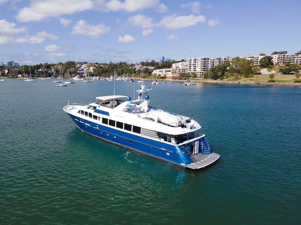 a boat in the water aboard LADY AUDREY Yacht for Sale