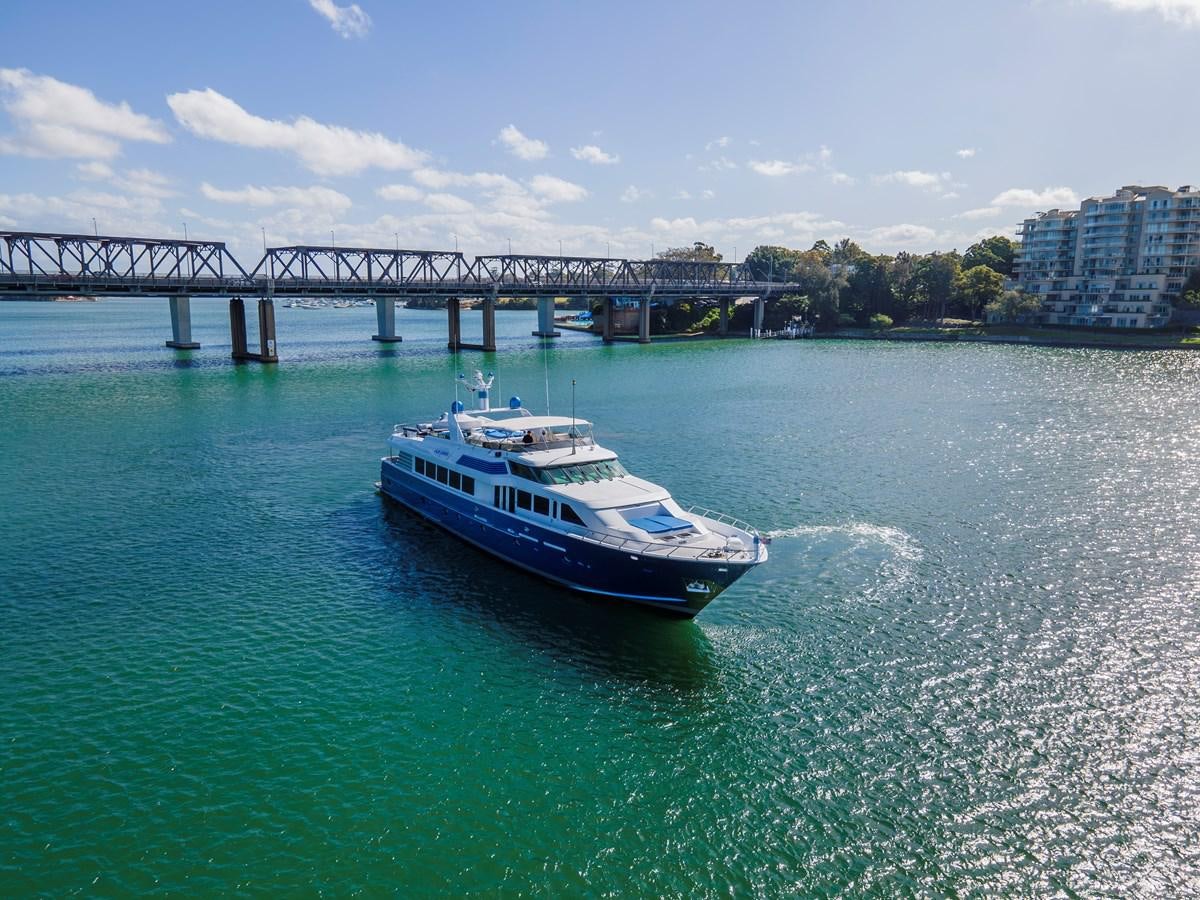 a boat on the water aboard LADY AUDREY Yacht for Sale
