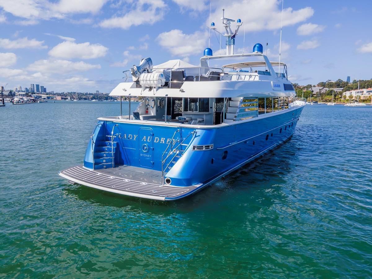 a boat on the water aboard LADY AUDREY Yacht for Sale
