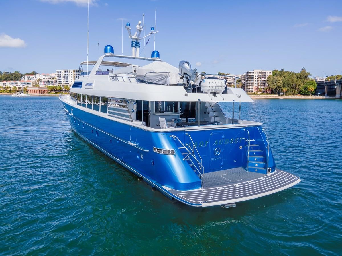 a boat on the water aboard LADY AUDREY Yacht for Sale