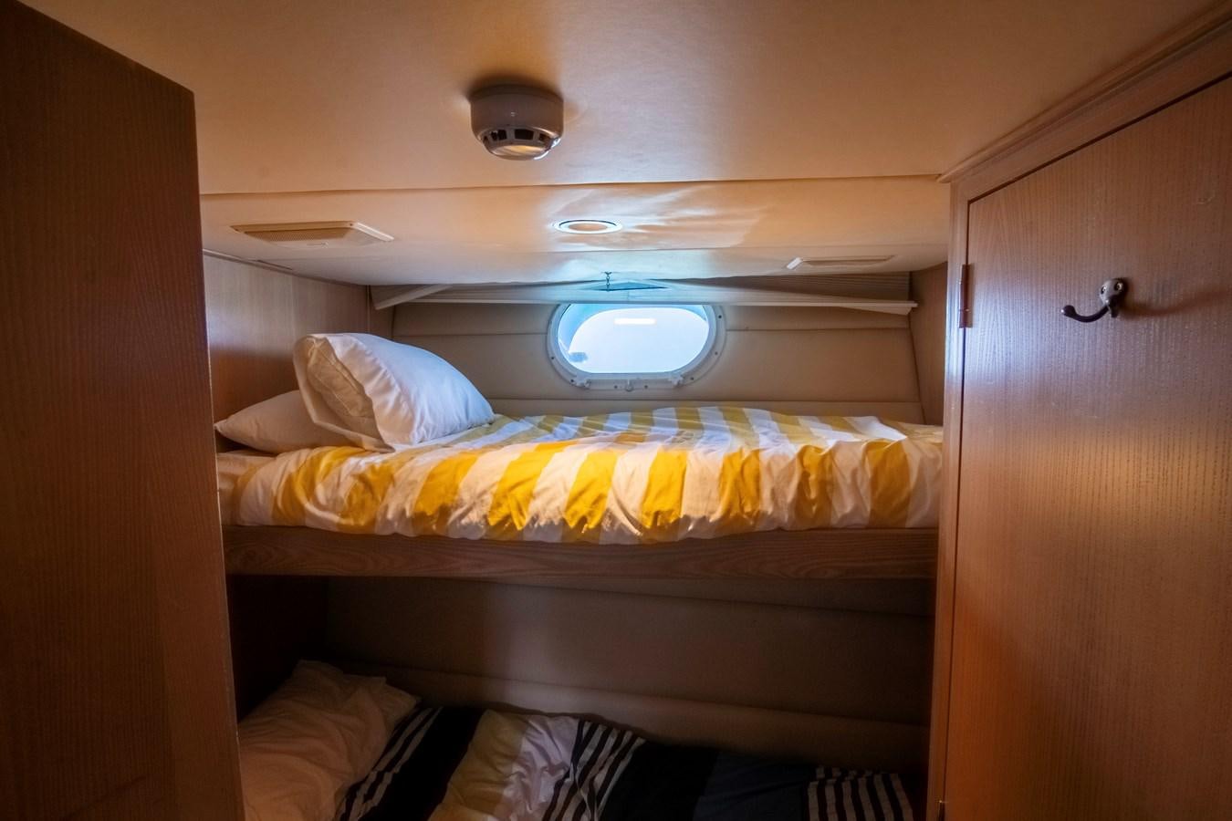 a room with bunk beds aboard LADY AUDREY Yacht for Sale