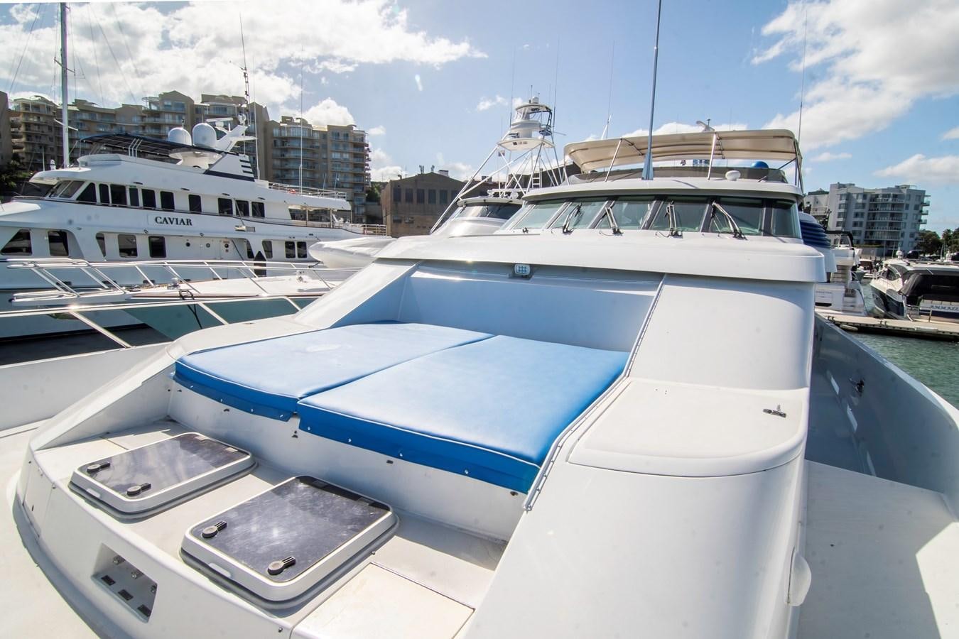 a group of boats in a harbor aboard LADY AUDREY Yacht for Sale