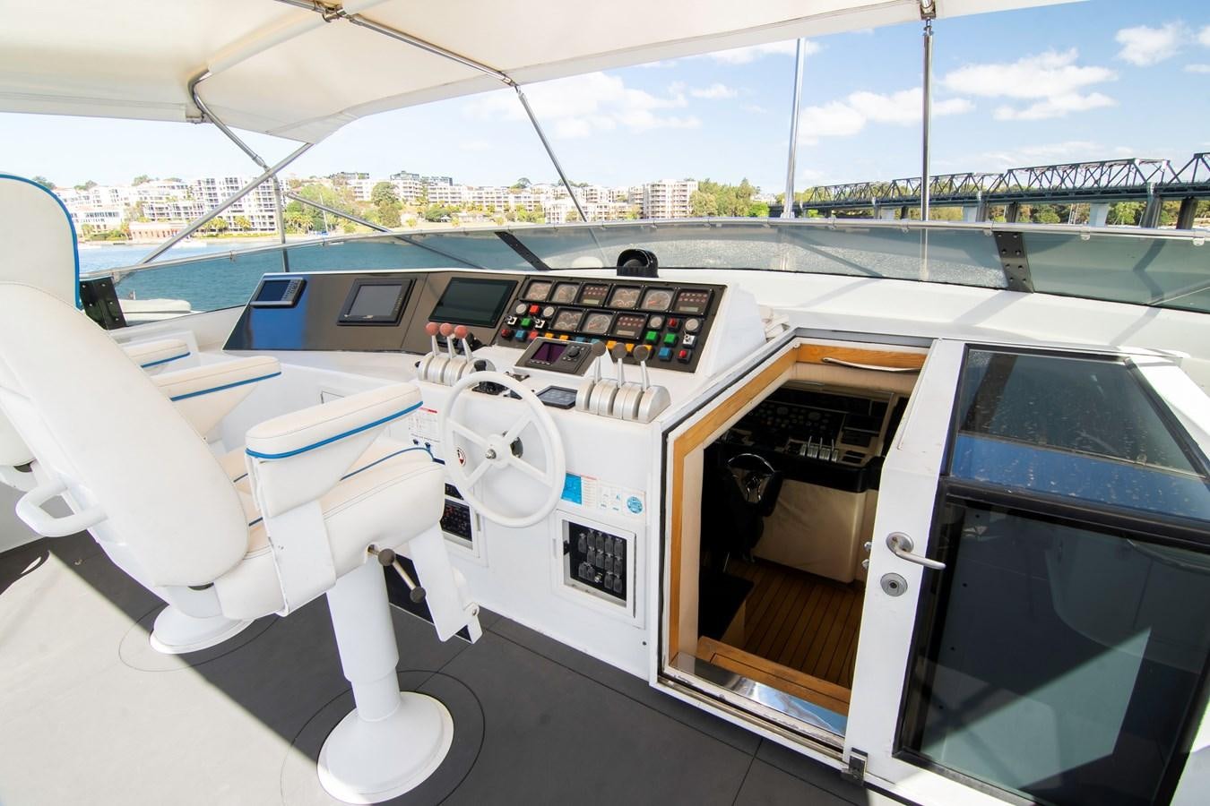 inside of a car aboard LADY AUDREY Yacht for Sale
