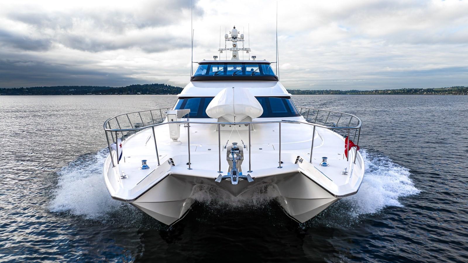 a boat on the water aboard WHITE LIGHTNING Yacht for Sale
