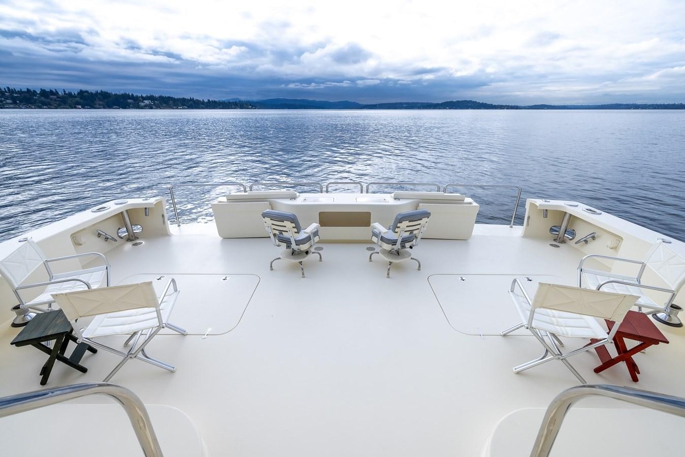 a boat on the water aboard WHITE LIGHTNING Yacht for Sale