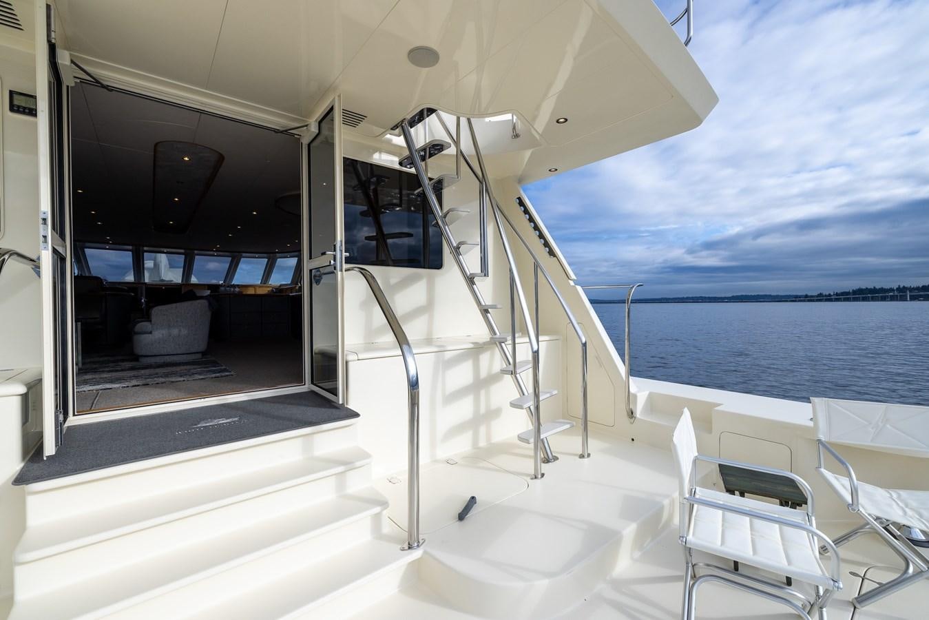 a boat on the water aboard WHITE LIGHTNING Yacht for Sale
