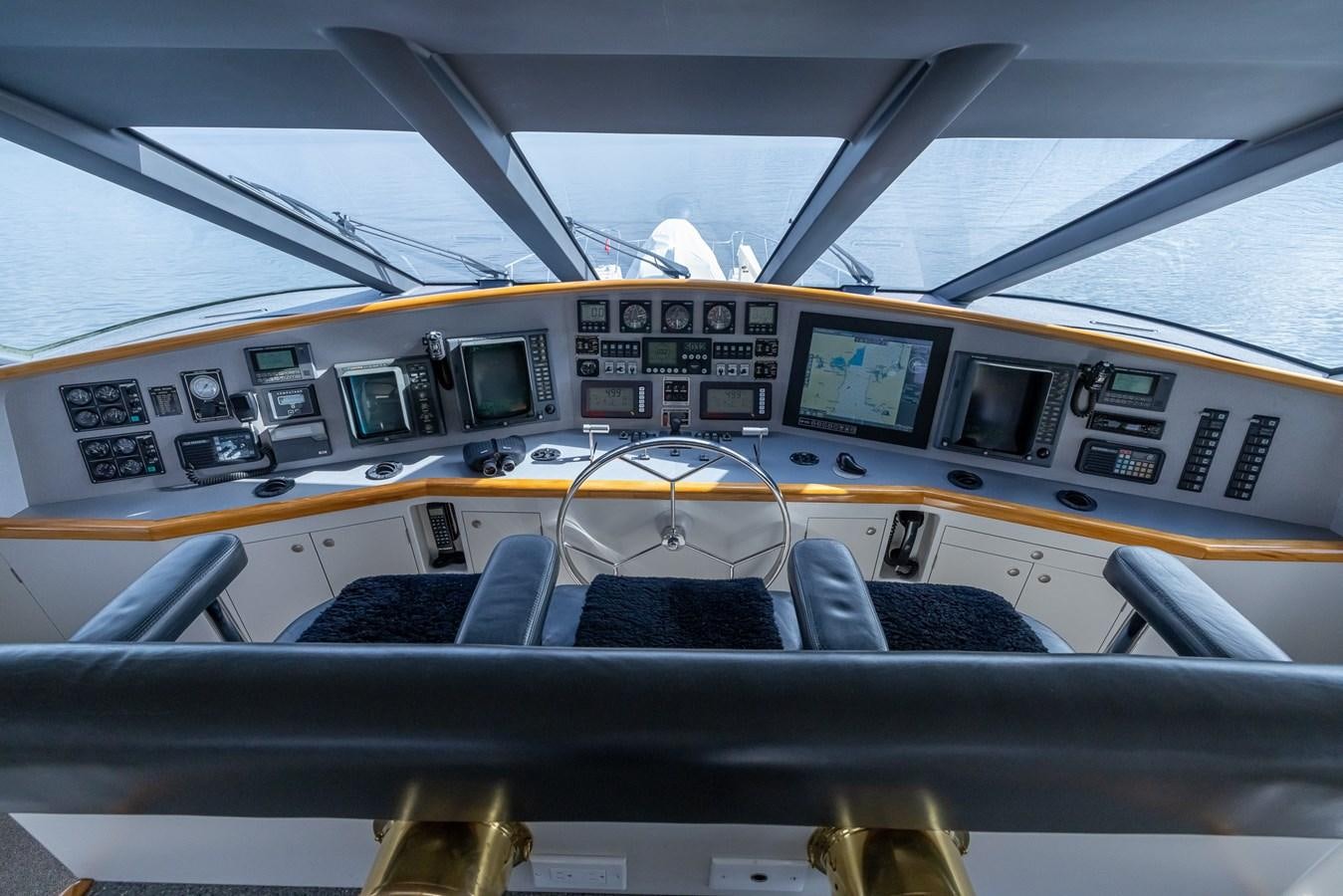 the inside of a bus aboard WHITE LIGHTNING Yacht for Sale