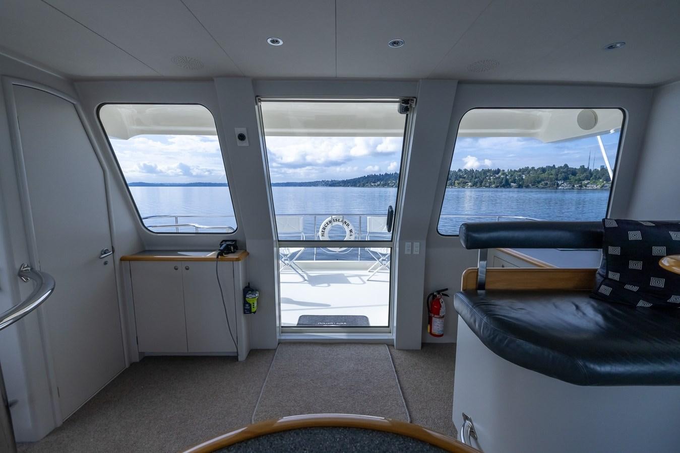 inside of a vehicle aboard WHITE LIGHTNING Yacht for Sale