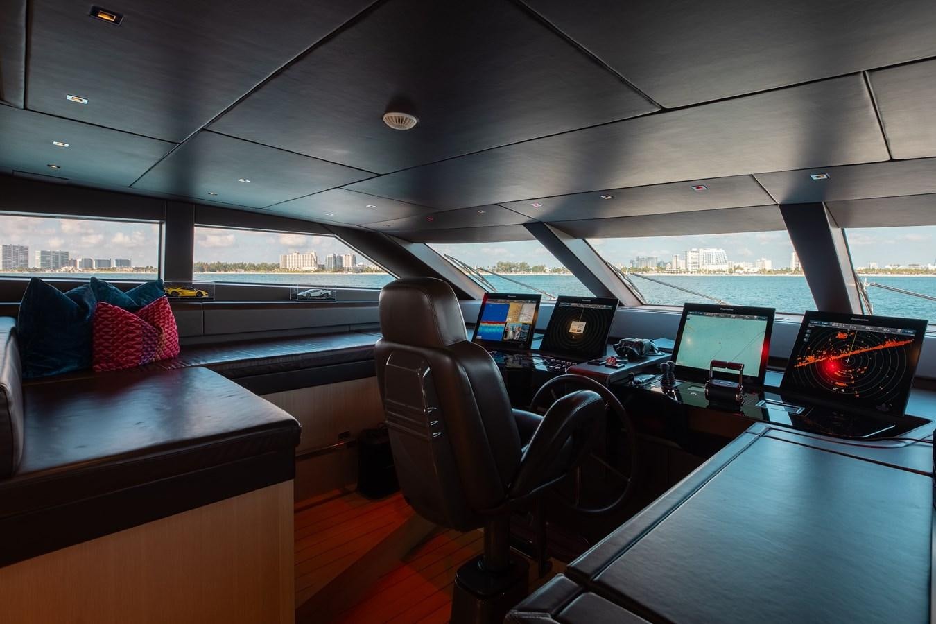 inside of a bus aboard FIFTY SHADES Yacht for Sale