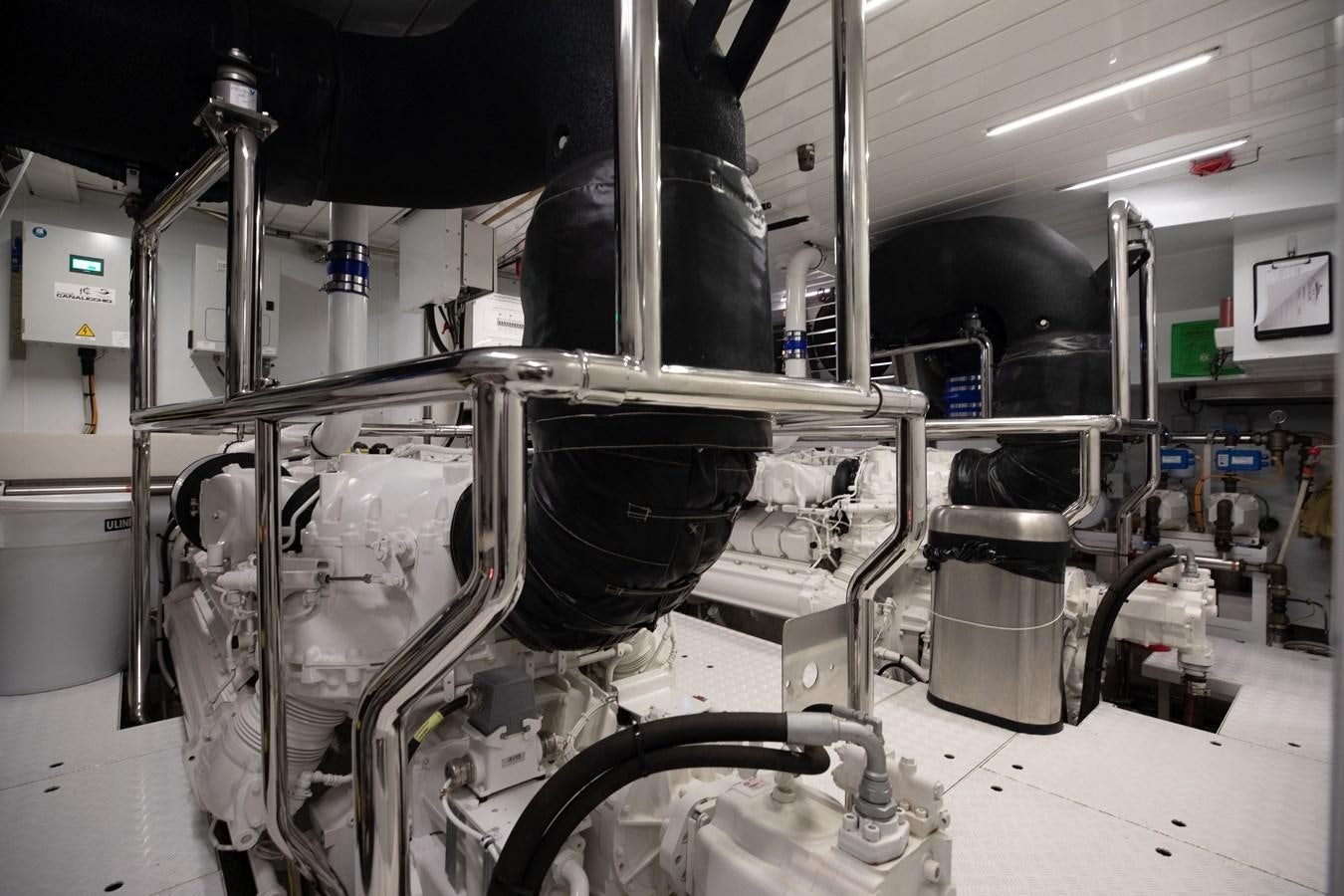 a machine in a factory aboard FIFTY SHADES Yacht for Sale