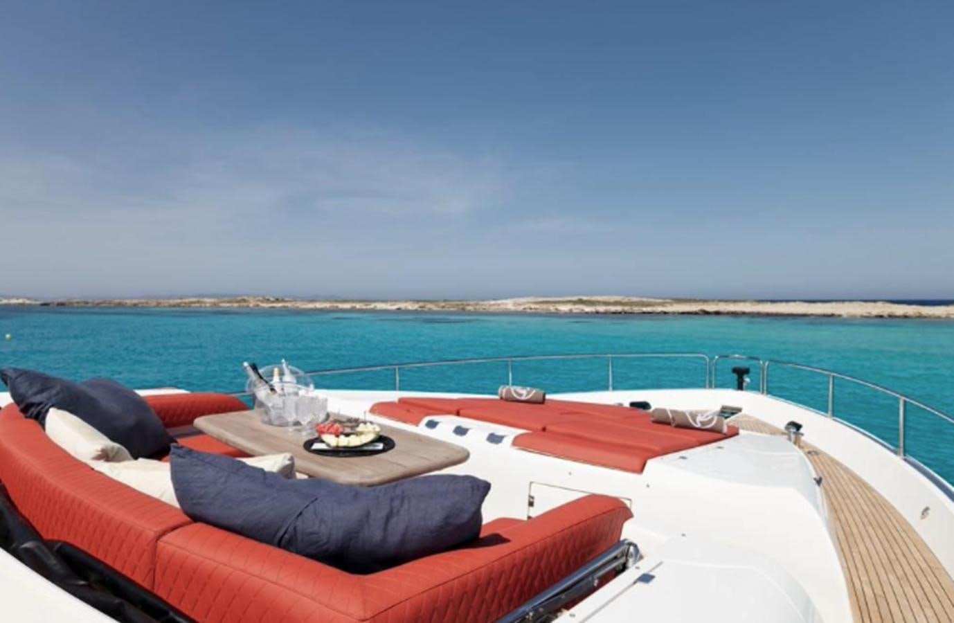 a boat on a boat aboard UM7 Yacht for Sale
