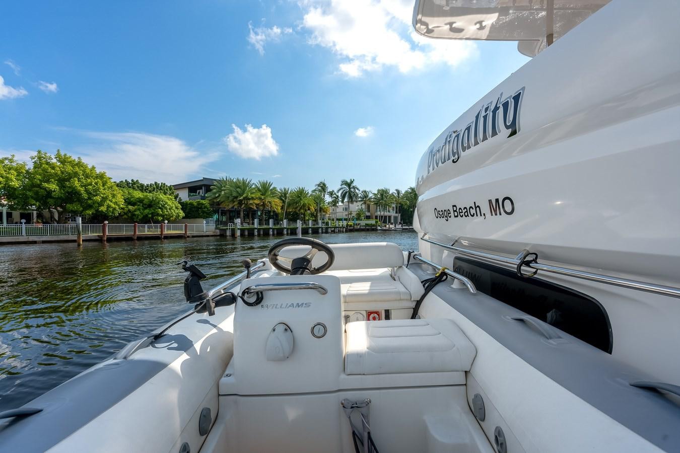 a boat on the water aboard PRODIGALITY 4 Yacht for Sale