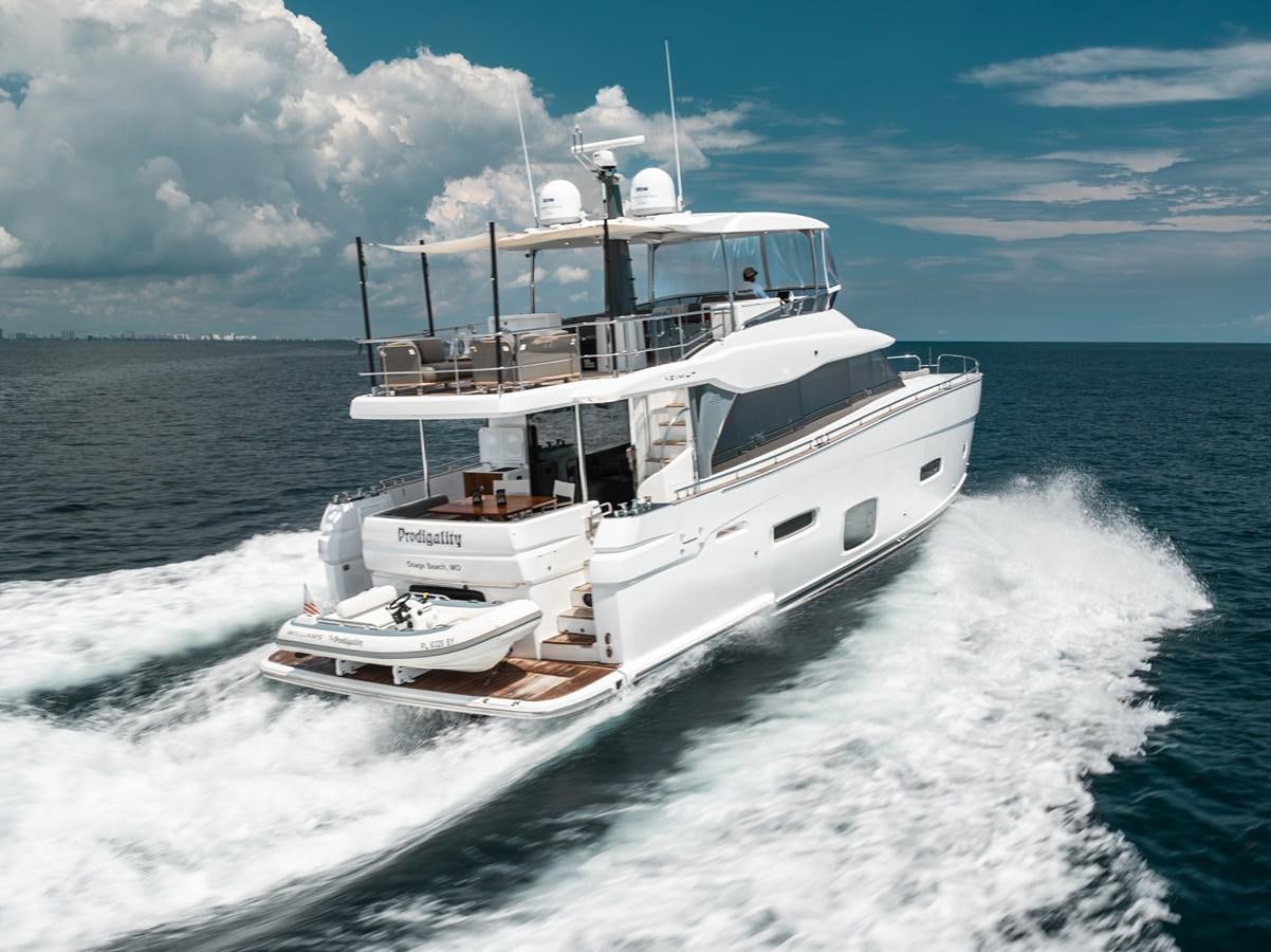 a boat on the water aboard PRODIGALITY 4 Yacht for Sale