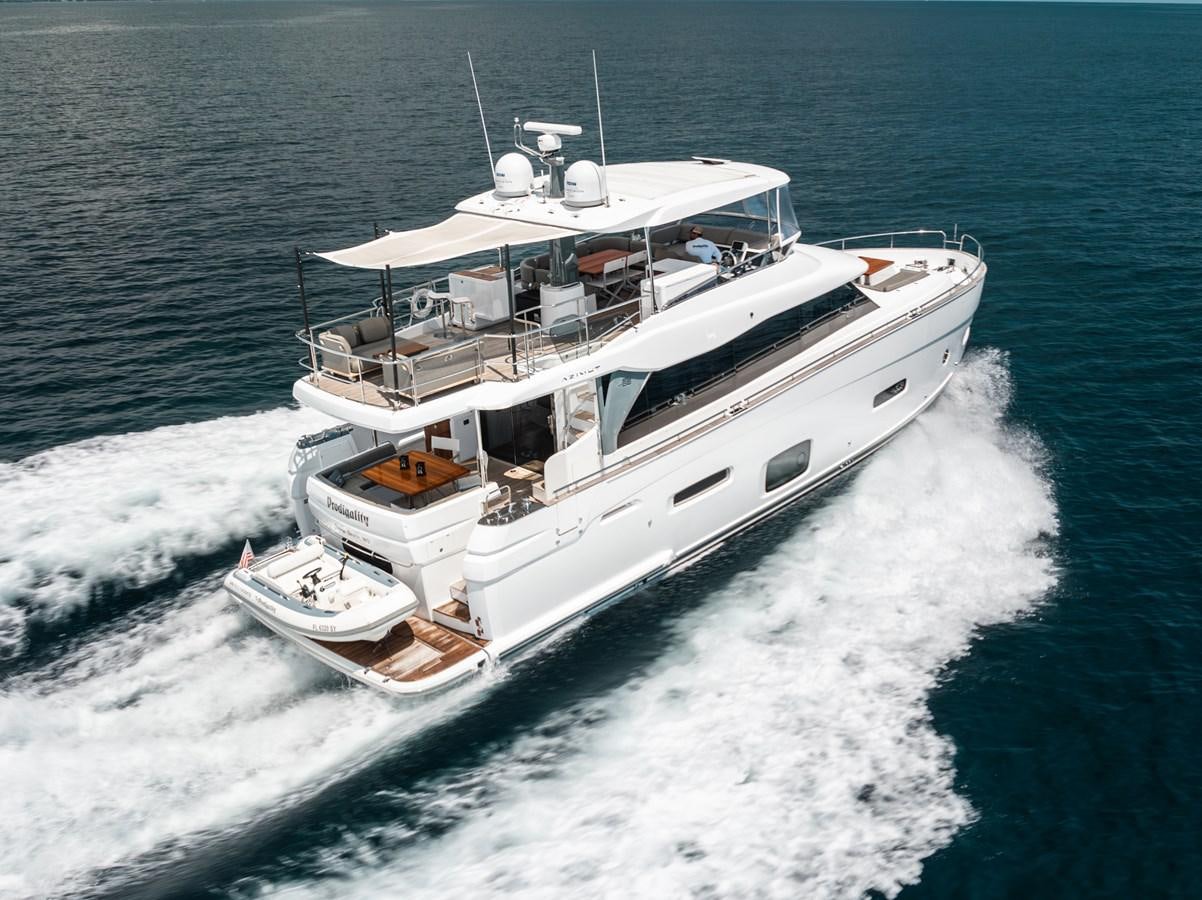 a boat on the water aboard PRODIGALITY 4 Yacht for Sale