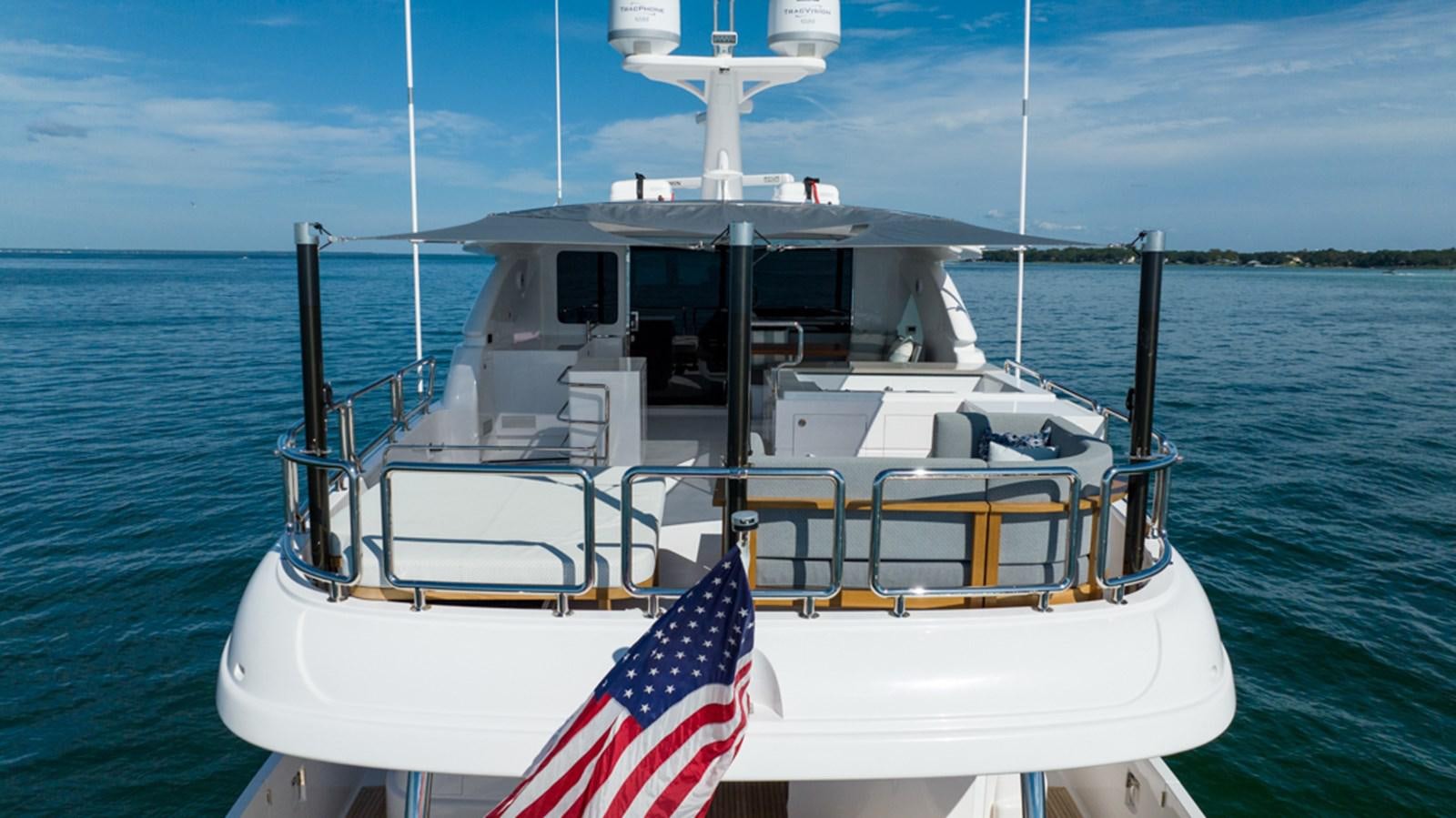 a boat on the water aboard 90 HORIZON Yacht for Sale