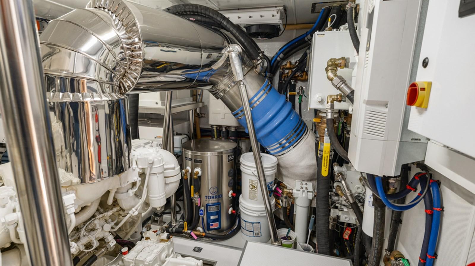 a close-up of a machine aboard 90 HORIZON Yacht for Sale
