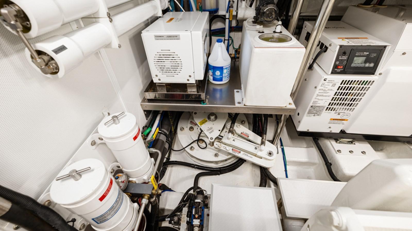a close-up of a machine aboard 90 HORIZON Yacht for Sale