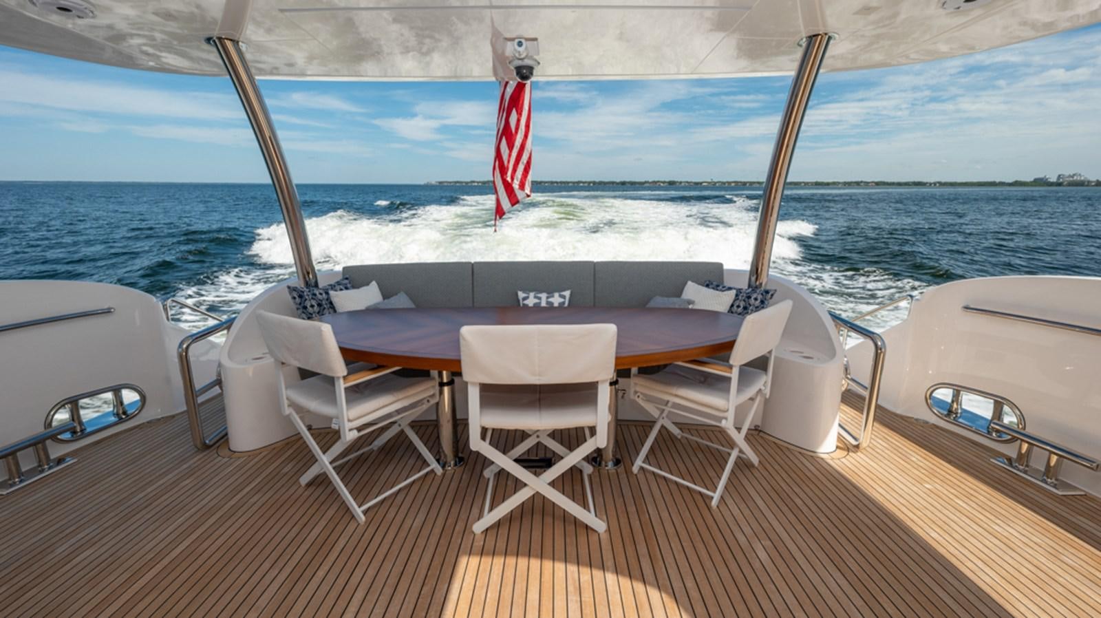 a boat on the water aboard 90 HORIZON Yacht for Sale