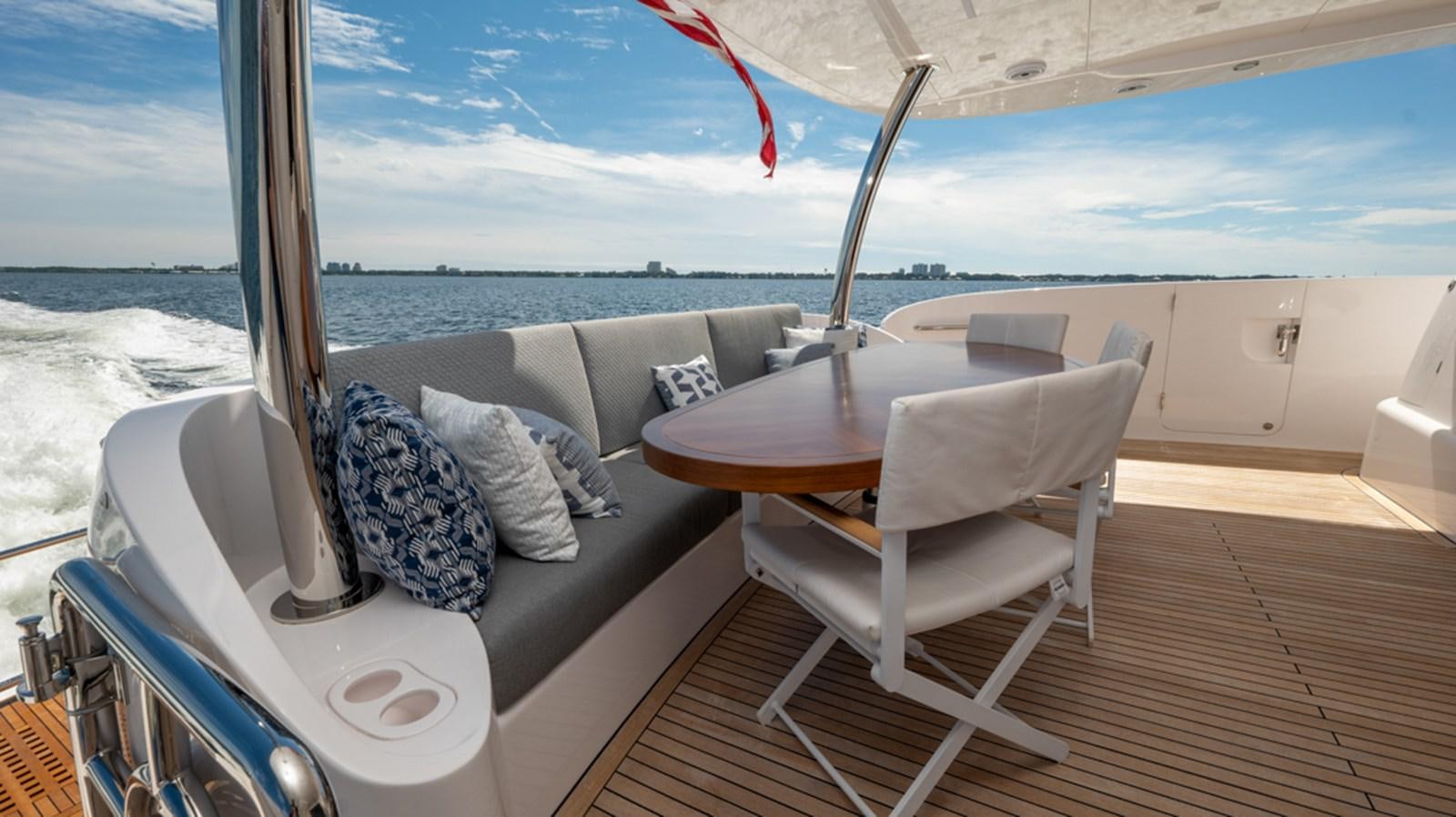 a boat on the water aboard 90 HORIZON Yacht for Sale