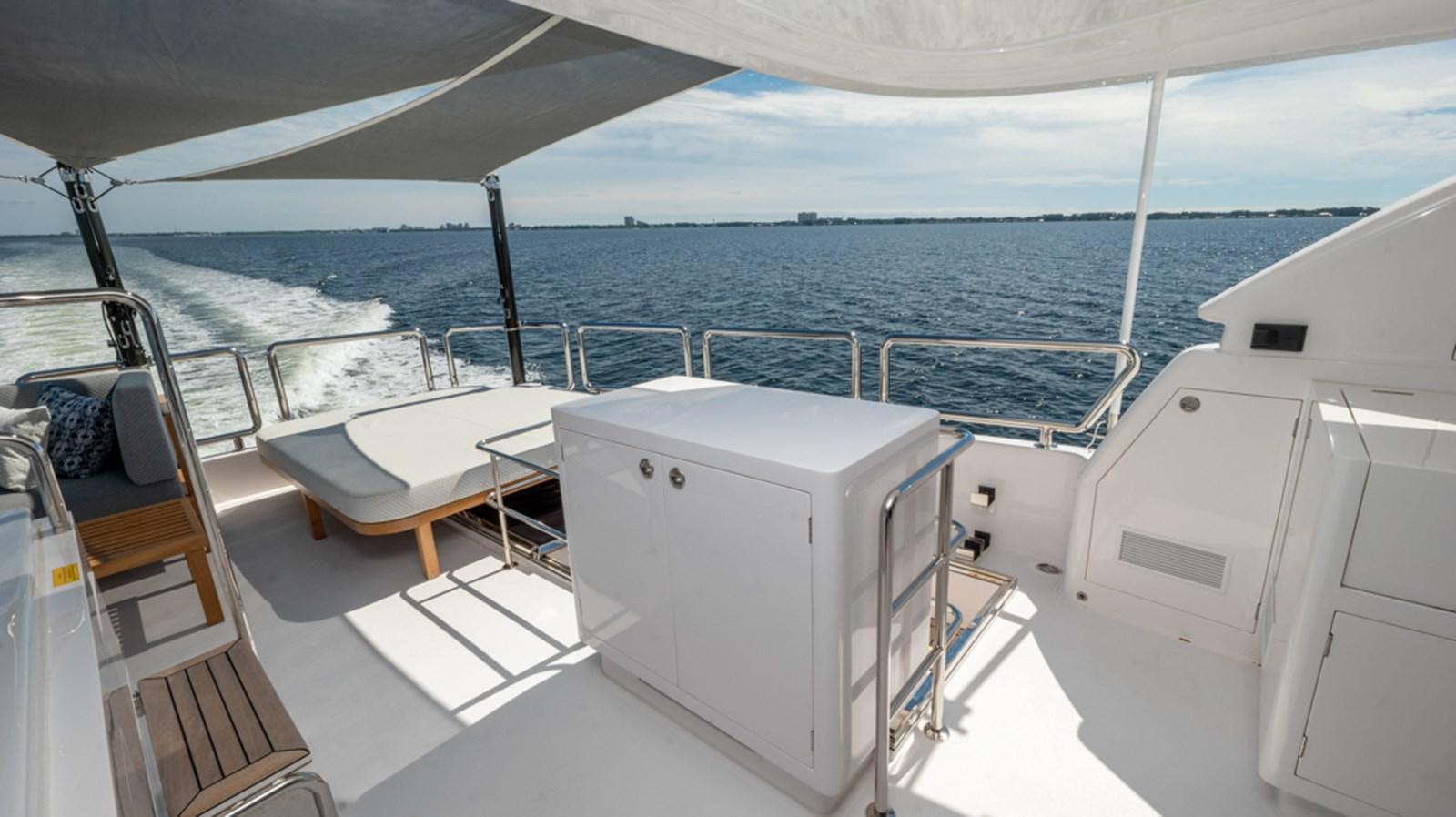 a boat on the water aboard 90 HORIZON Yacht for Sale