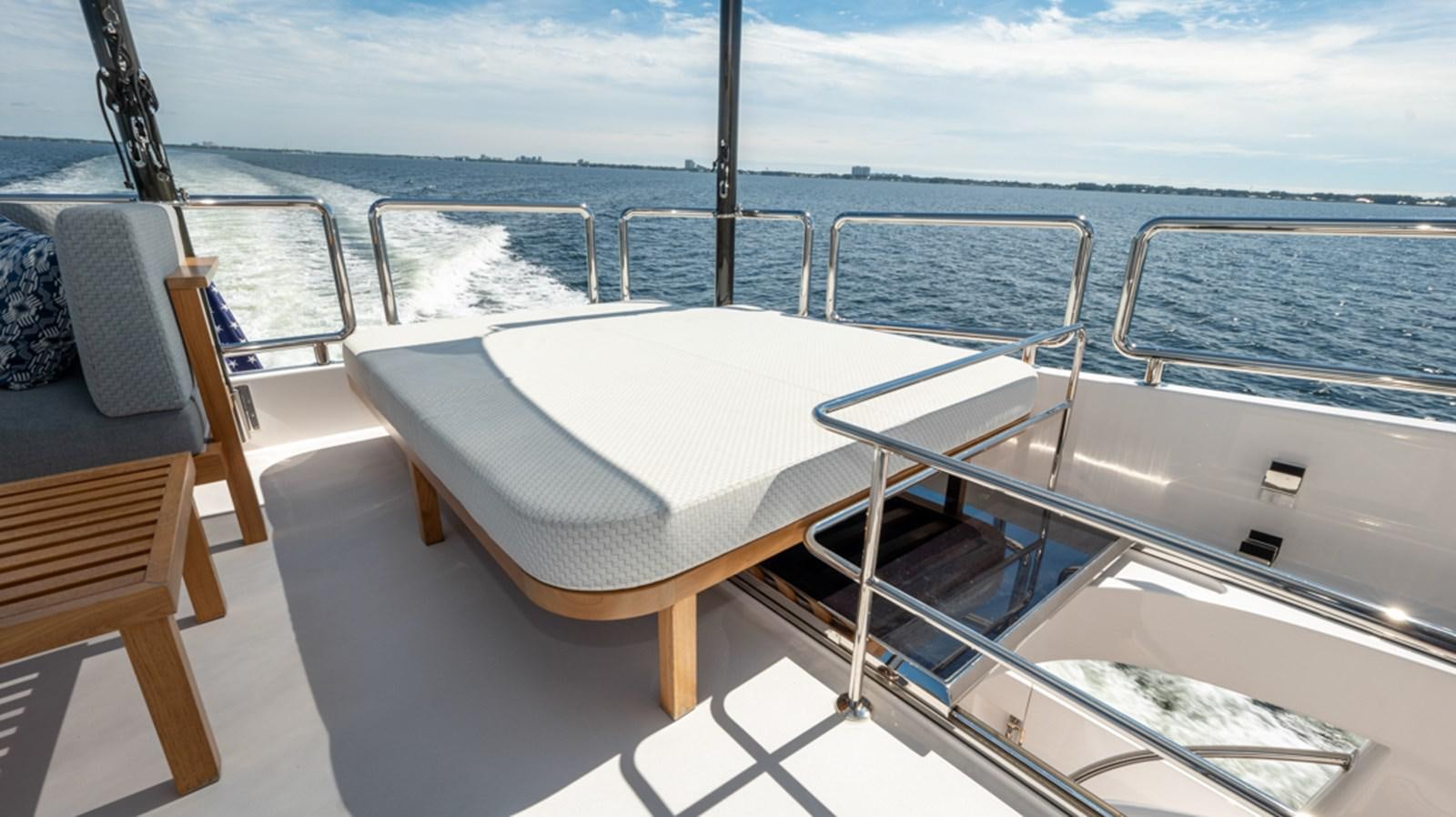 a boat on the water aboard 90 HORIZON Yacht for Sale