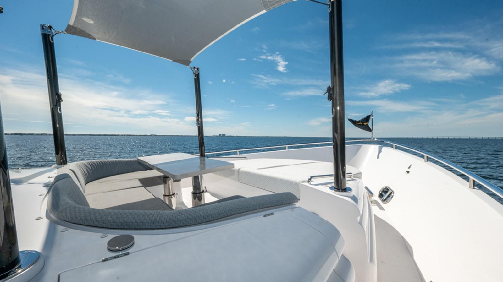 a boat on the water aboard 90 HORIZON Yacht for Sale