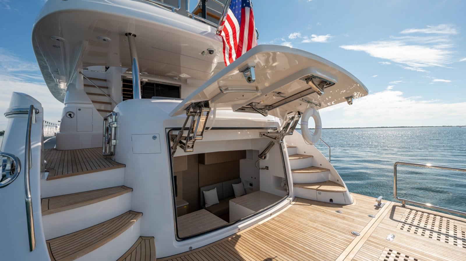 a boat on the water aboard 90 HORIZON Yacht for Sale
