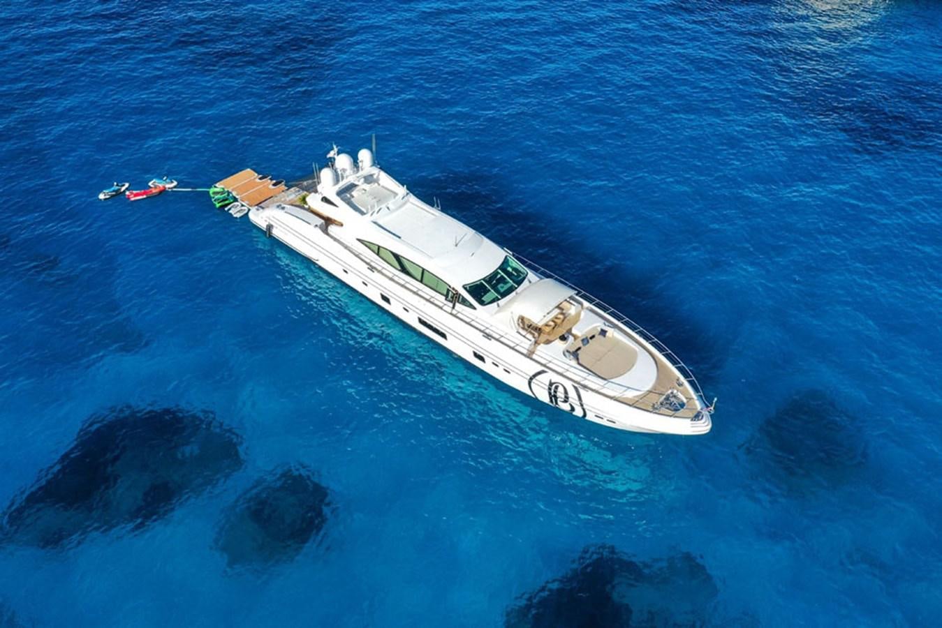 a boat in the water aboard PAULA & BIEL Yacht for Sale