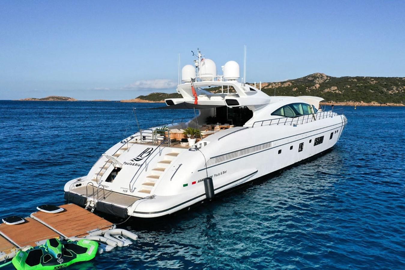 a boat on the water aboard PAULA & BIEL Yacht for Sale