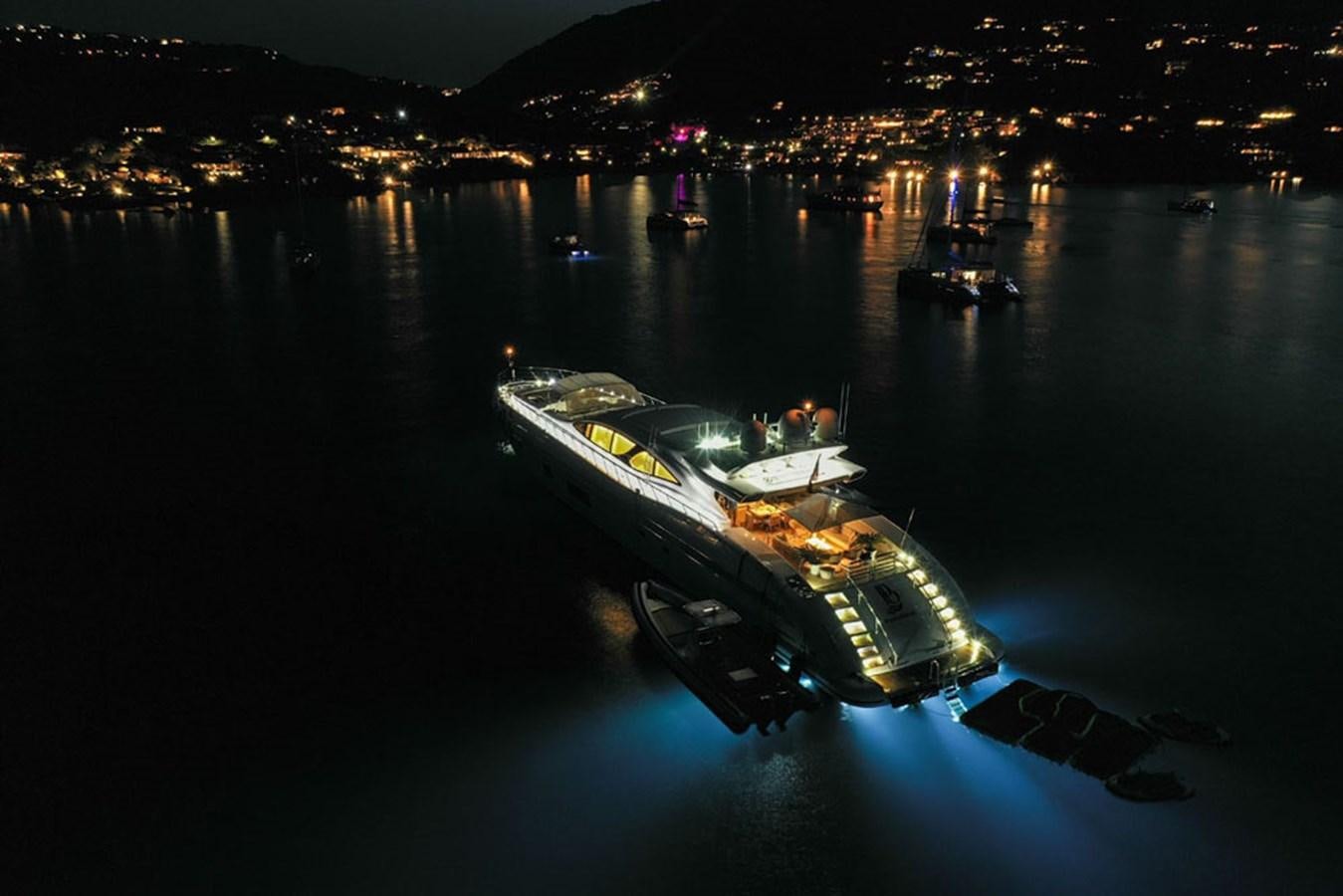 a space ship in the water aboard PAULA & BIEL Yacht for Sale