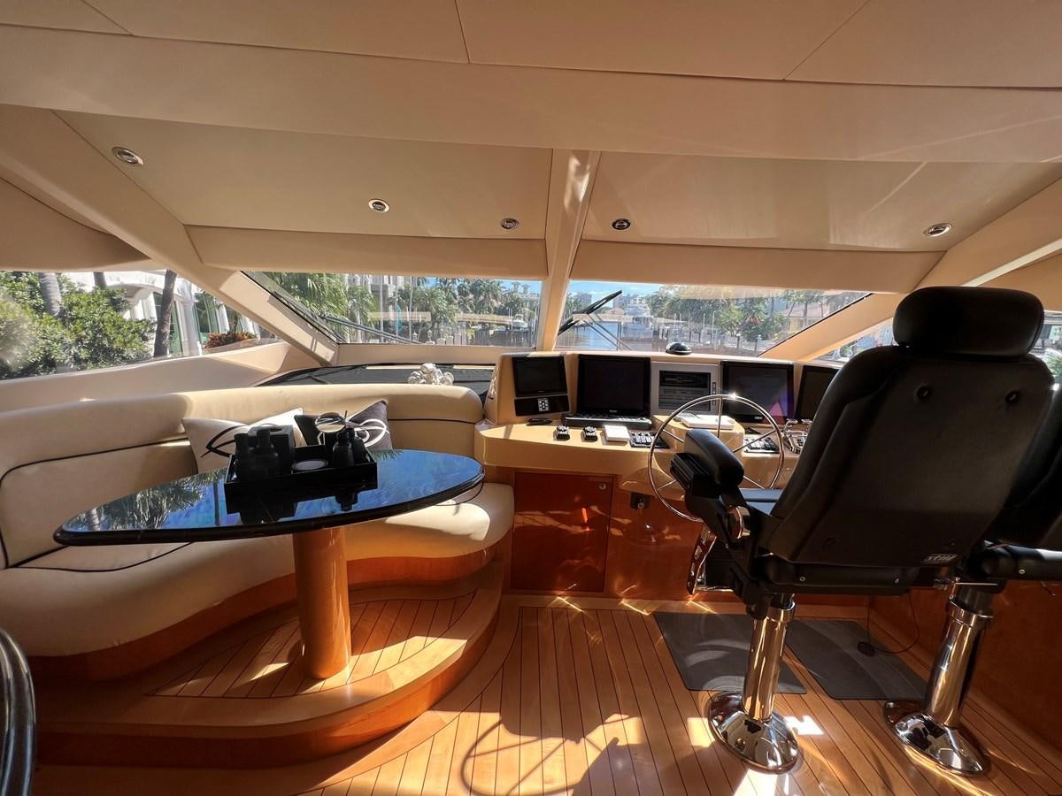a pool table in a car aboard ARETECTE Yacht for Sale