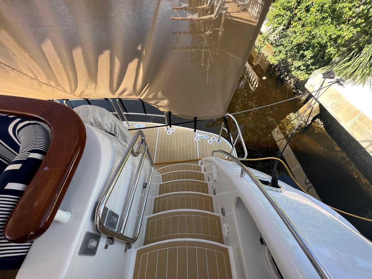 a car with a large metal grate aboard ARETECTE Yacht for Sale