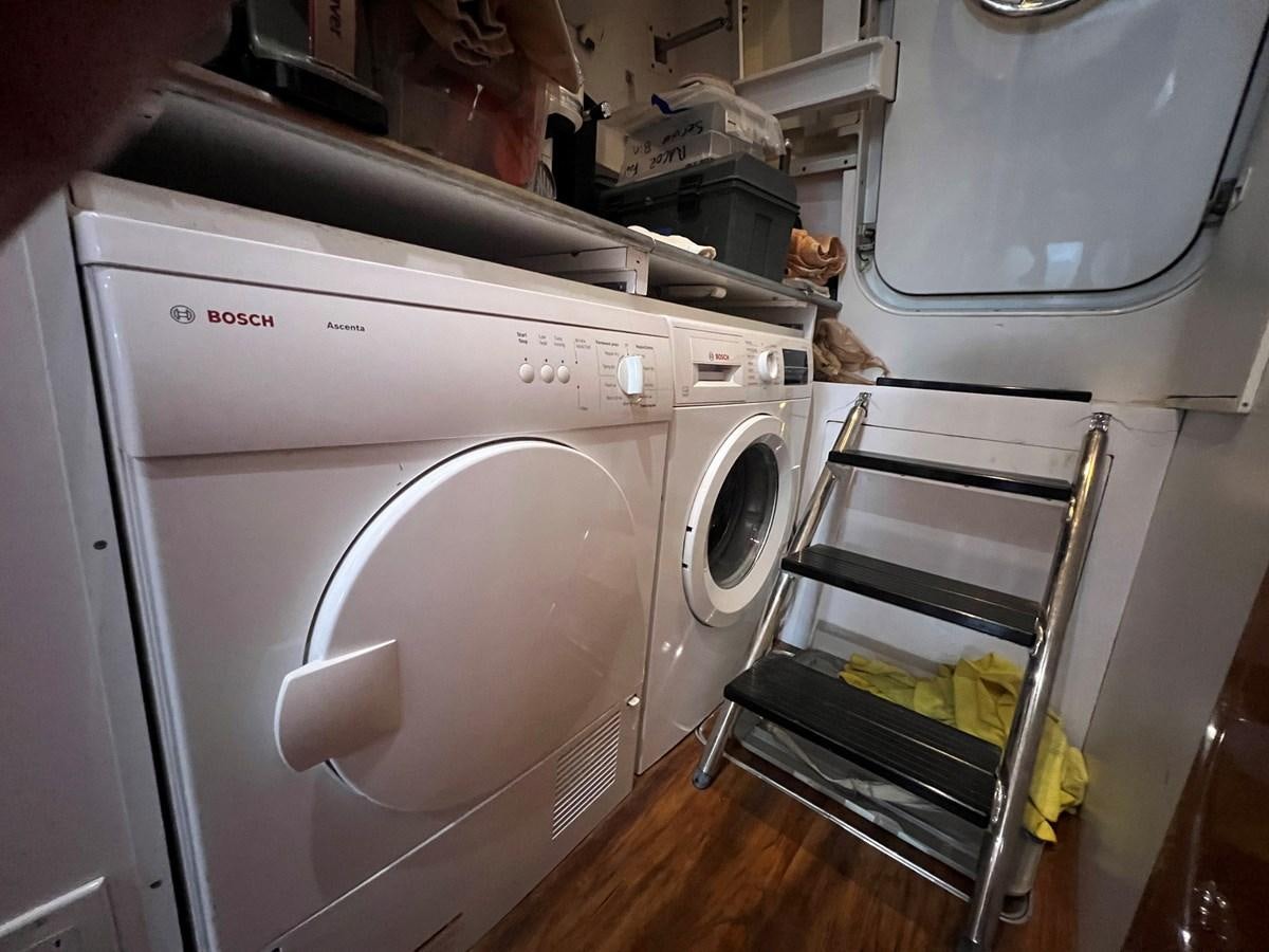 a large white machine aboard ARETECTE Yacht for Sale