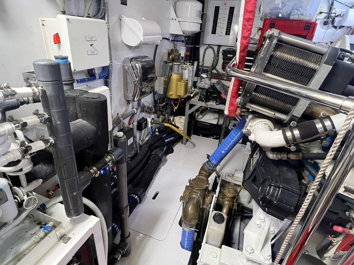 a close-up of a machine aboard ARETECTE Yacht for Sale