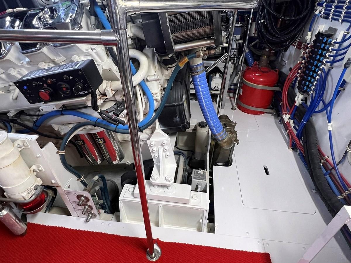 a close-up of a machine aboard ARETECTE Yacht for Sale
