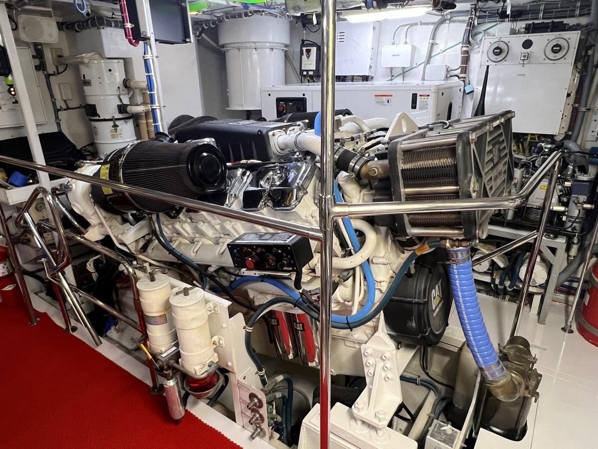 a machine with a large machine aboard ARETECTE Yacht for Sale