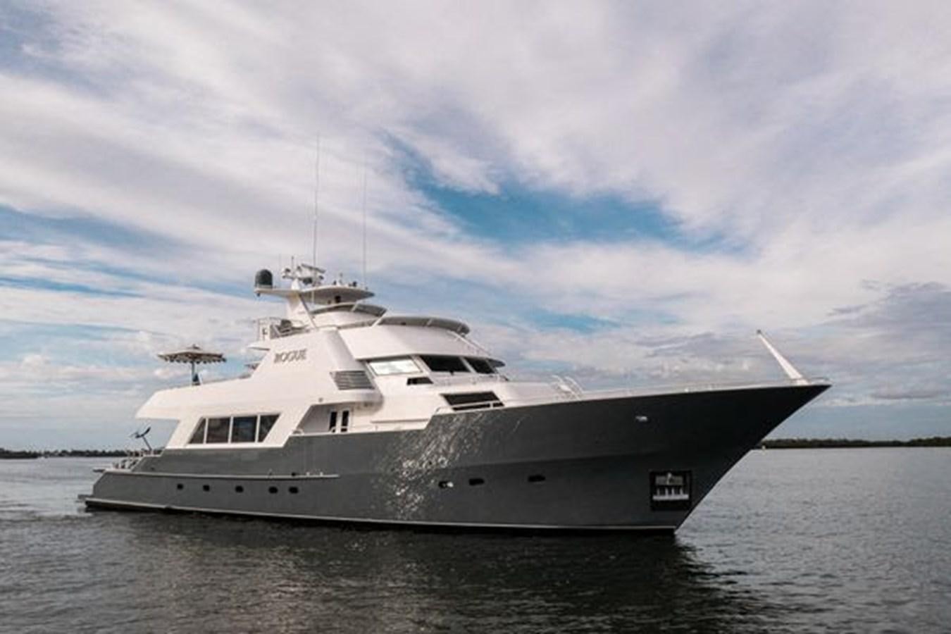 a boat in the water aboard ROGUE Yacht for Sale