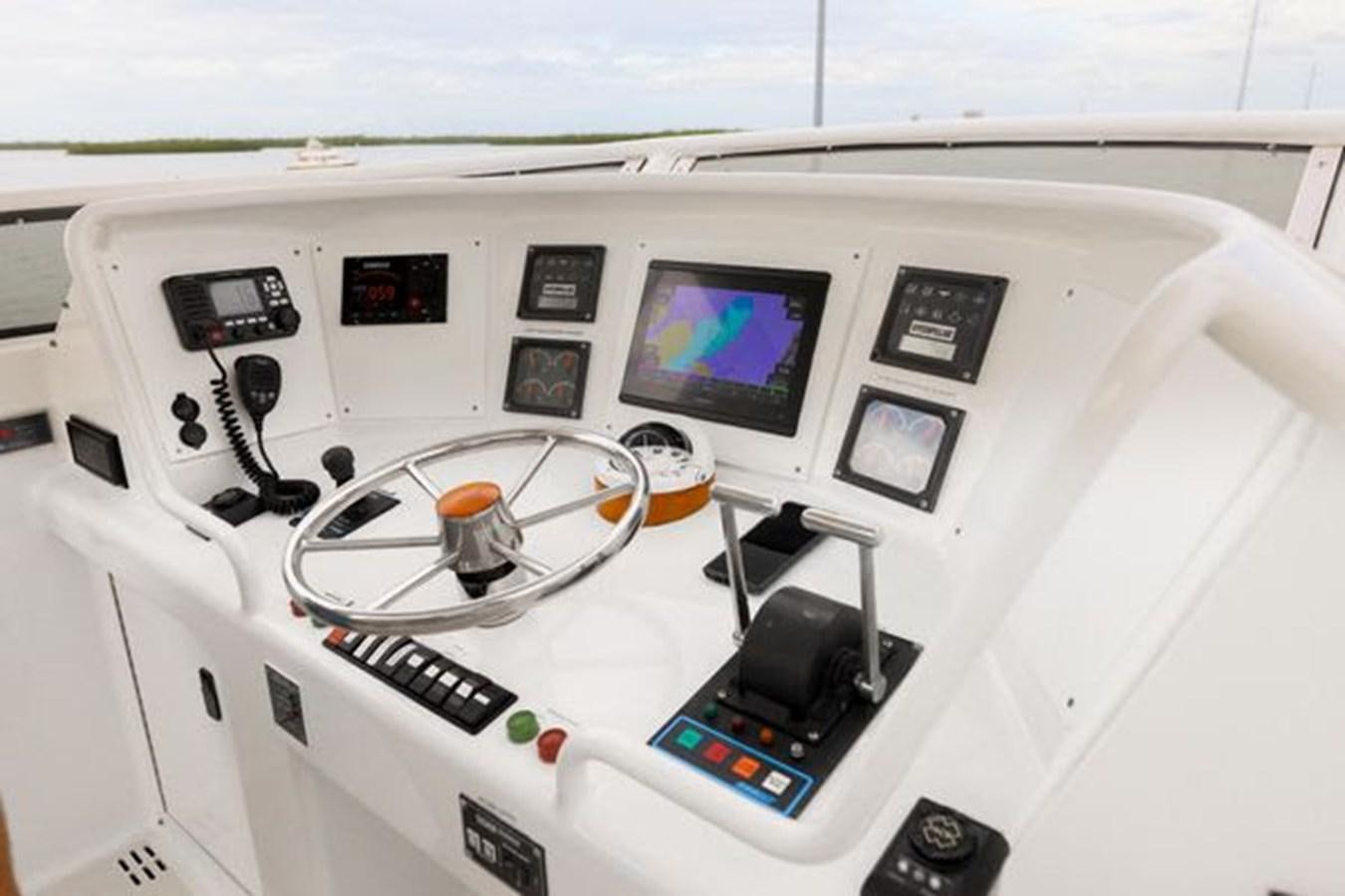 a close-up of a machine aboard ROGUE Yacht for Sale