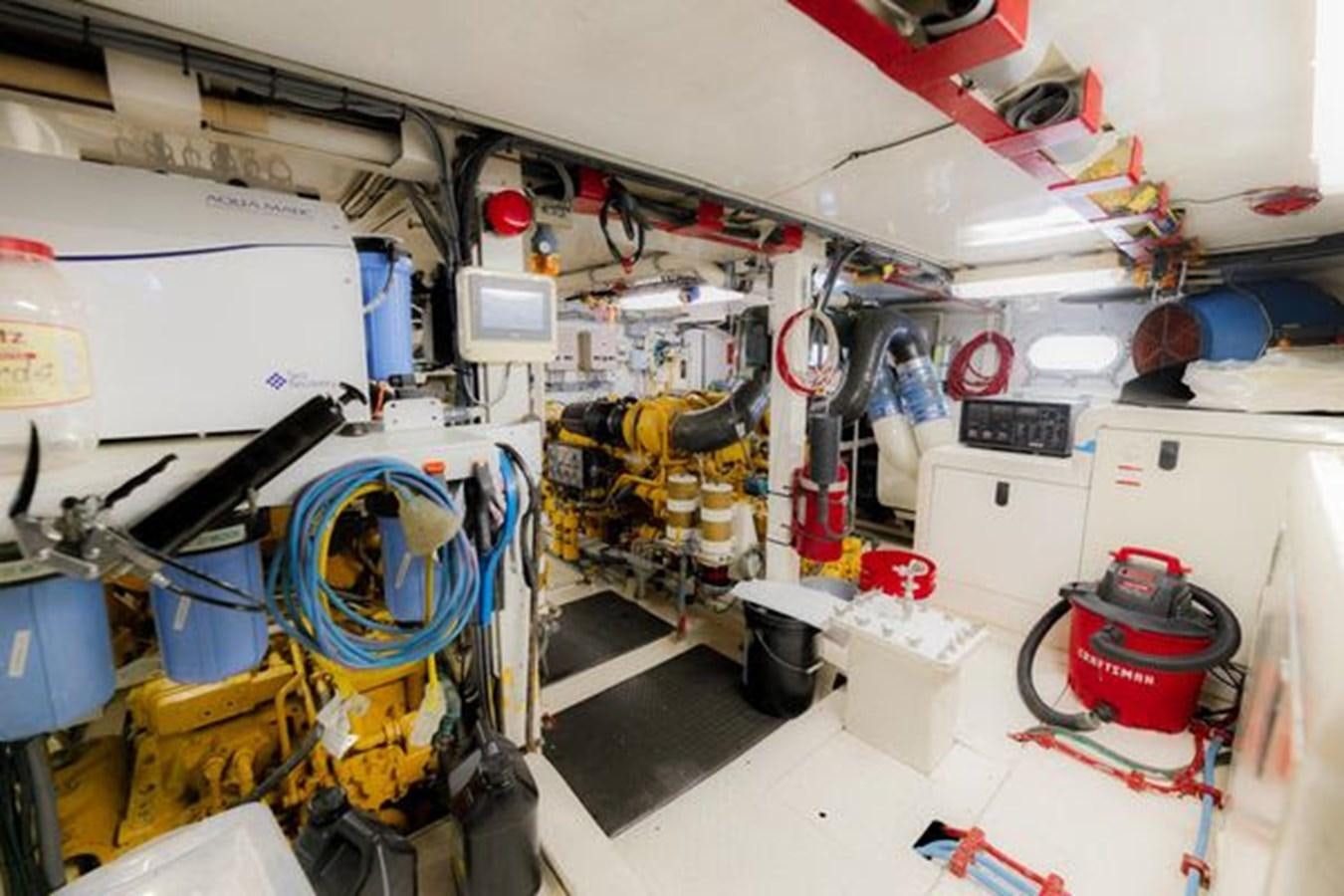 a room with machinery and equipment aboard ROGUE Yacht for Sale
