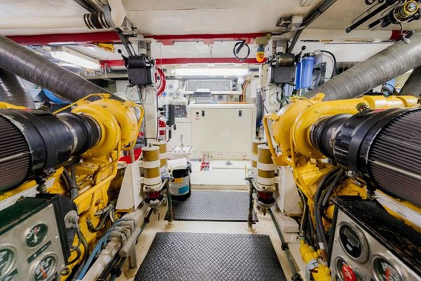 a room with machinery aboard ROGUE Yacht for Sale