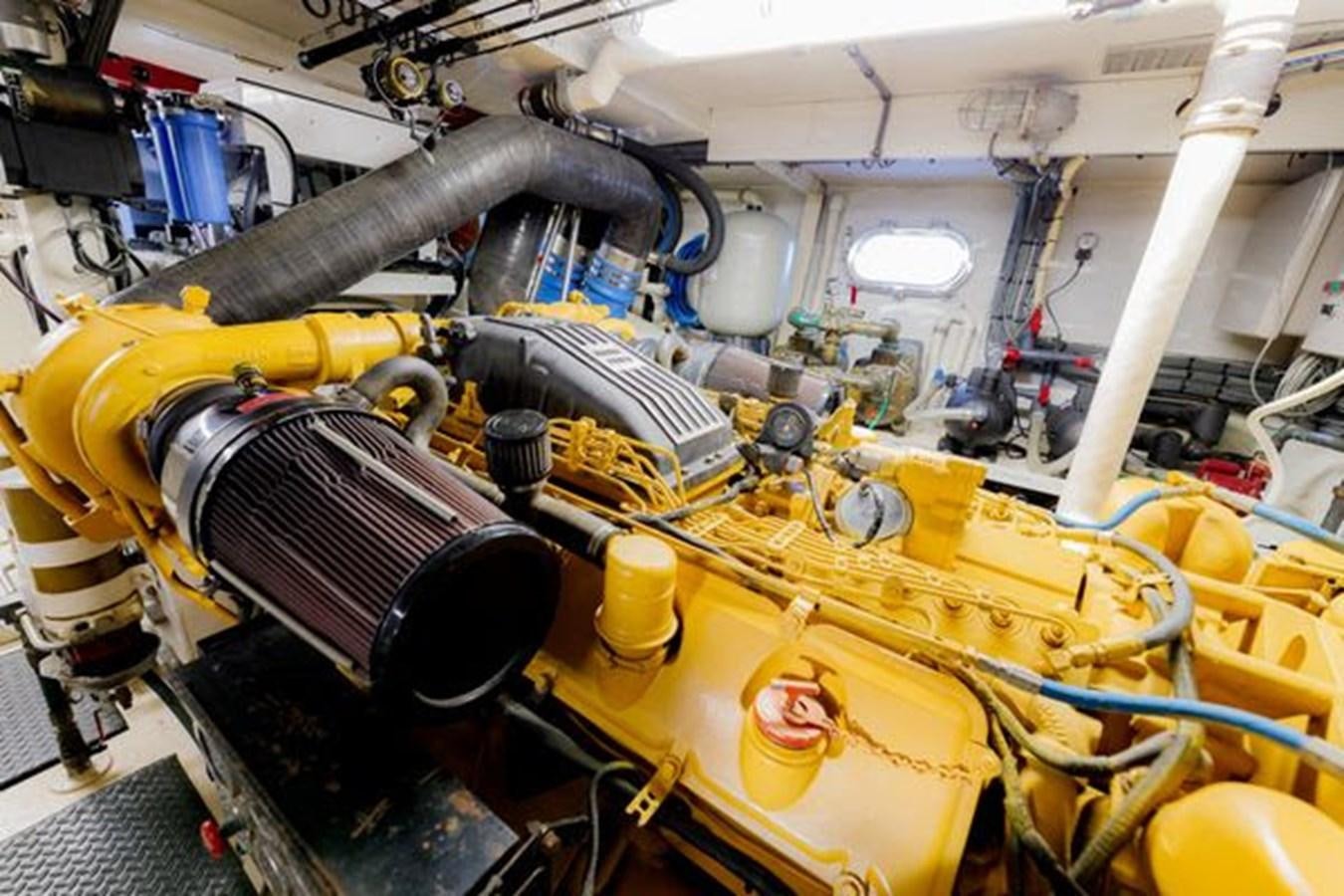 a machine in a factory aboard ROGUE Yacht for Sale