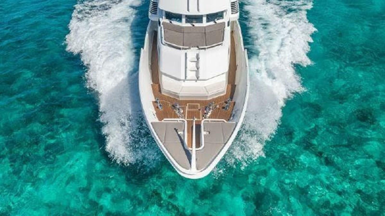a high angle view of a ship aboard ROGUE Yacht for Sale