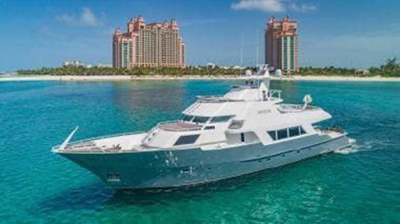 a boat on the water aboard ROGUE Yacht for Sale