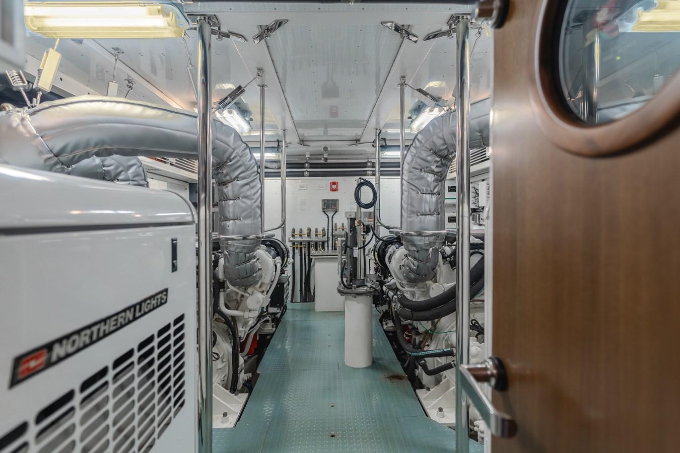 the inside of a car aboard HARLEY G Yacht for Sale
